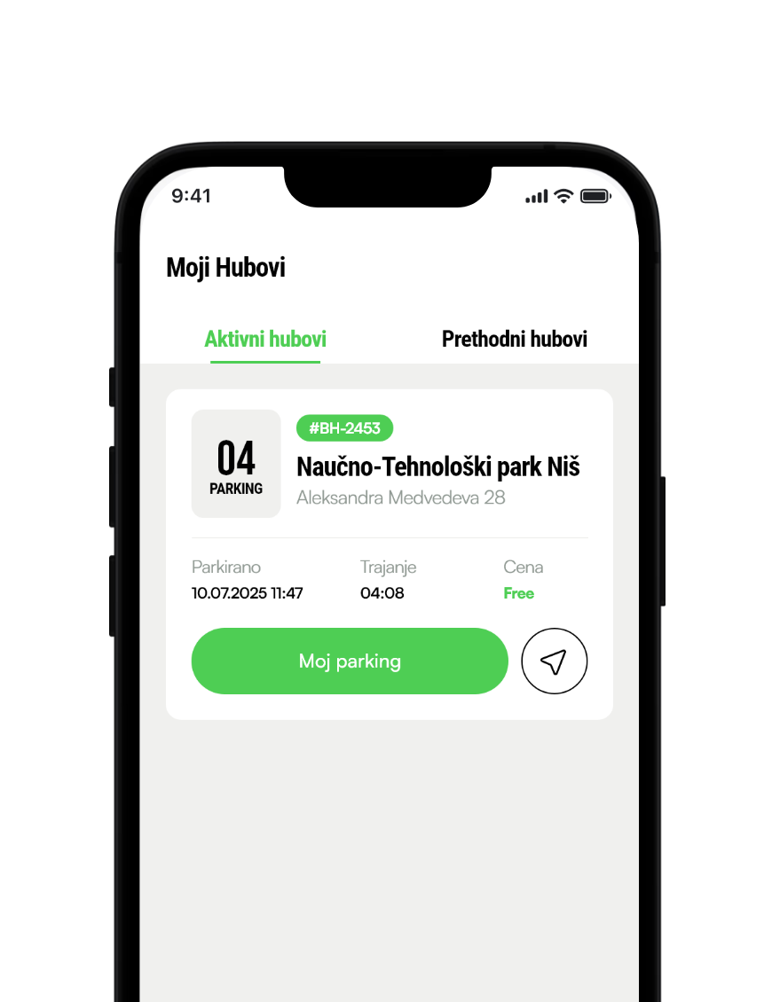 HuBike aplikacija